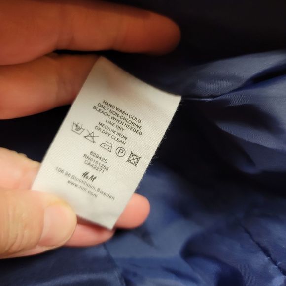 H&M Strapless Silk Dress Red Blue Sweetheart Sleeveless Sheath Casual Cocktail - Picture 10 of 12